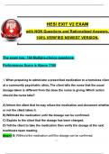 2024 Exit Hesi Exam V2 with NGN Questions and Verified Rationalized Answers&comma; 100&percnt; Guarantee Pass