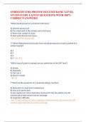 SNHD EMT EMS PROTOCOLS EMT BASIC LEVEL STUDYGUIDE LATEST QUESTIONS WITH 100&percnt; CORRECT ANSWERS