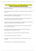 NUR 1400 Fluid&comma; Electrolytes&comma; and Acid-Base Imbalances Practice Questions with Rationales&period; 2024-2025 update
