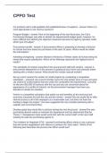 CPPO Test Questions and Answers 100&percnt; Solved
