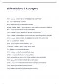 Abbreviations & Acronyms Questions and Answers 2024