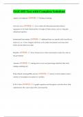 OAE 055 Test with Complete Solutions