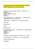 Therapeutic Crisis Intervention Cornell Exam Questions And Answers&period;