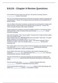 EA115 - Chapter 6 Review Questions Questions and Answers 2024