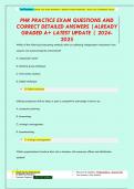 PHR PRACTICE EXAM QUESTIONS AND  CORRECT DETAILED ANSWERS &vert;ALREADY  GRADED A&plus; LATEST UPDATE &vert; 2024- 2025