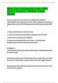 Nclex Cris 2-50 Questions with 100&percnt; Correct Answers &vert; Verified &vert; Latest Update