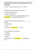 ABSA 3B1 Practice Exam Questions And Answers 