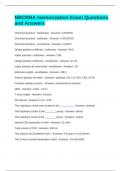 NBCRNA memorization Exam Questions and Answers