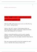 EPIC IMP 100 &ndash; questions and answers grade a&plus;