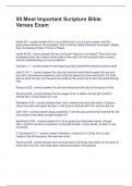 50 Most Important Scripture Bible Verses Exam