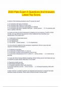 PALS RED CROSS BUNDLED EXAM VERIFIED AND UPDATED&period;