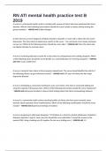 RN ATI mental health practice test B 2019