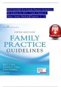 Family Practice Guidelines&comma; 5th Edition TEST BANK by Jill C&period; Cash&semi; Cheryl A&period; Glass&comma; Verified Chapters 1 - 23&comma; Complete Newest Version