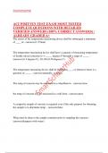 ACI WRITTEN TEST EXAM MOST TESTED COMPLETE QUESTIONS WITH DETAILED VERIFIED ANSWERS &lpar;100&percnt; CORRECT ANSWERS&rpar; &sol; ALREADY GRADED A&plus;