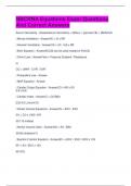 NBCRNA Equations Exam Questions And Correct Answers