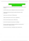 SURGICAL FIRST ASSIST Exam&vert; Questions & Answers