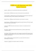 TABE test with Questions and 100&percnt; Correct Answers