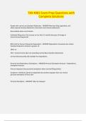 TAX 4001 Exam Prep Questions with Complete Solution