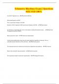 Telemetry Rhythms Exam &vert; Questions SOLVED 100&percnt;