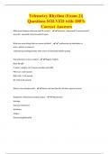 Telemetry Rhythm &lpar;Exam 2&rpar;&vert; Questions SOLVED with 100&percnt; Correct Answers