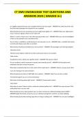 CT DMV KNOWLEDGE TEST QUESTIONS AND  ANSWERS 2024 &lpar; GRADED A&plus;&rpar;