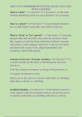 BLEA 825 COMPREHENSIVE FINAL EXAM &lpar;&rpar; WITH ANSWERS