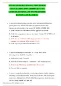 ATI RN MEDSURG 2024&sol;2025 PROCTORED EXAM- LATEST 100&percnt; CORRECT STUDY GUIDE QUESTIONS AND ANSWERS WITH RATIONALES&period; RATED A&plus;