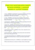 TFM06 TEST QUESTIONS WITH CORRECT  DETAILED ANSWERS &vert;&vert; ALREADY  GRADED A&plus; <LATEST VERSION> 