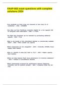 FAAP-002 exam questions with complete solutions 2024&period;