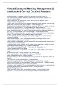 Virtual Event Management Prep