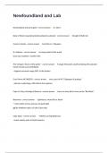 Newfoundland and Lab Practice Exam Questions With Verified Correct Answers&period;