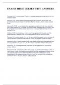 EXAMS BIBLE VERSES WITH ANSWERS