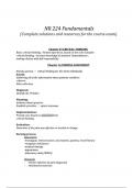 NR 224 Fundamentals &lpar;Complete solutions and resources for the course exam&rpar;