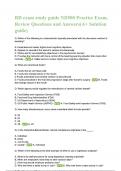 RD exam study guide ND500 Practice Exam&comma; Review Questions and Answers&lpar;A&plus; Solution guide&rpar;