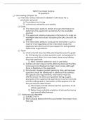N410 &lpar;Leadership in Nursing&rpar; Final Topics Final Topics to Study for N410 FINAL EXAM Questions & answers &vert; Exam &lpar;elaborations&rpar;&comma;100&percnt; satisfaction guarantee &vert; Latest Update 2024&sol;2025
