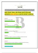 MCB 2010C FINAL LAB EXAM QUESTION AND ANSWER &lpar;2024-2025&rpar; A&plus; RATED EXPERT VERIFIED