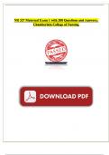NR 327 Maternal Exam 1 with 200 Questions and Answers&semi; Chamberlain College of Nursing &vert;&vert; 2024&vert;2025