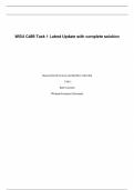 WGU C489 Task 1 Latest Update with complete solution