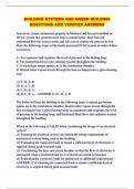 ALL GREEN BUILDING PACKAGED EXAMS QUESTIONS AND CORRECT ANSWERS