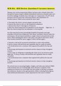 NUR 206 - HESI Review&colon; Questions & Accurate Answers