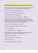 NUR 206 Questions And Accurate Answers &lpar;100&percnt;&rpar;