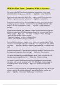 NUR 206 Final Exam &colon; Questions With A&plus; Answers