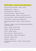 NUR 206 EXAM 3 &ndash; Questions With Verified Solutions