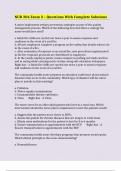 NUR 206 Exam 3 &ndash; Questions With Complete Solutions 