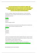 NUR 3145 100 QUESTIONS AND ANSWERS OF CARDIAC AND RESPIRATORY&comma; HEMATOLOGICAL&comma; ONCOLOGY AND INTEGUMENTARY AND ENDOCRINE AND GASTROINTESTINAL 100&percnt; TOP RANKED SUCCESS LATEST UPDATE 2025&sol;2024 GRADED A&plus;