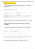 Joshuas Law Exam