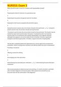 NUR353&colon; Exam 3