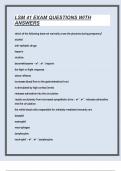 LSM 41 EXAM QUESTIONS WITH ANSWERS&vert;2025
