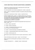CSCE 3600 FINAL REVIEW QUESTIONS & ANSWERS-2024&sol;2025