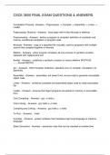 CSCE 3600 FINAL EXAM QUESTIONS & ANSWERS